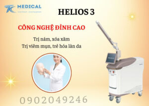 Ưu điểm máy xóa xăm YAG Helios 3