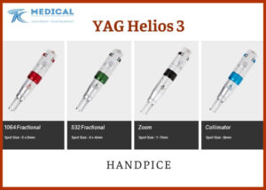 Thông số máy xóa xăm YAG Helios 3