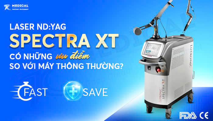 Laser Nd: YAG Spectra XT có những ưu điểm gì so với những máy thông thường?