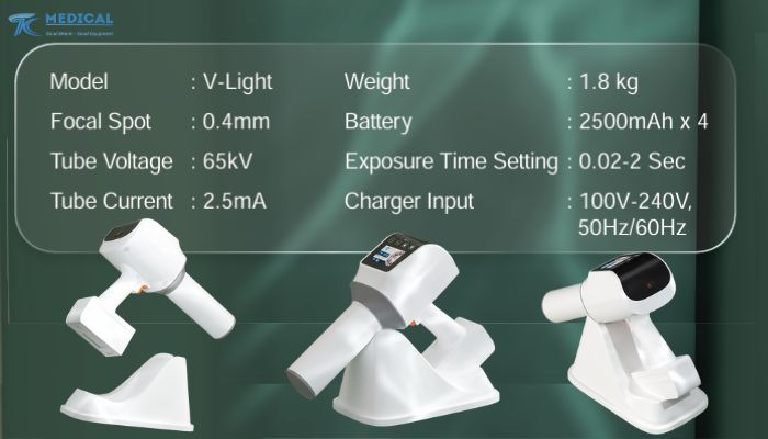 Thông số kỹ thuật máy chụp x-quang v-light