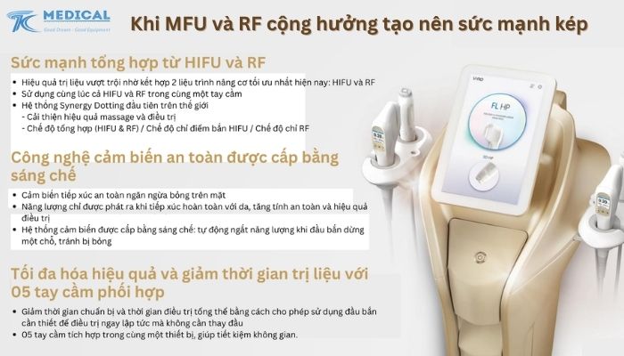 Khi MFU và RF cộng hưởng tạo nên sức mạnh kép, nguyên lý hoạt động