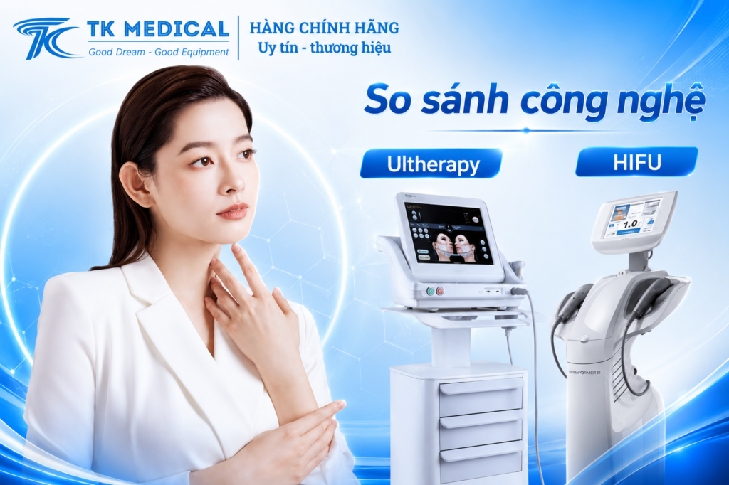 So sánh công nghê Ultherapy và HIFU - TK Medical