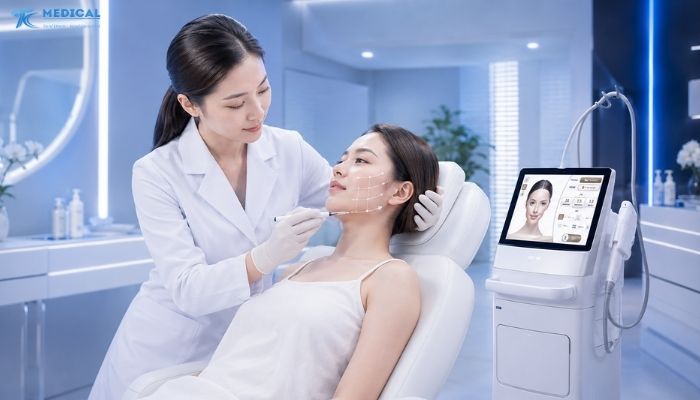 Bước 2: Làm Sạch Da Và Đánh Dấu Vùng Điều Trị
