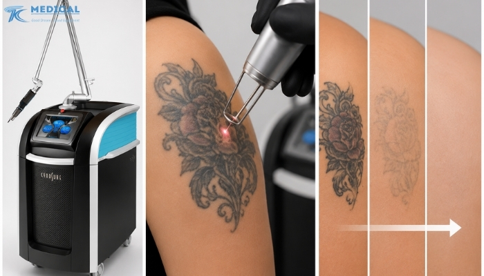 Máy Laser PicoSure Cynosure đỉnh cao của xóa màu mực xăm