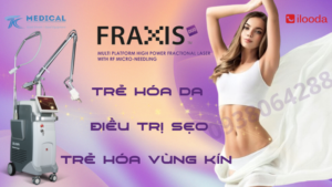 Laser CO2 fractional fraxis duo trẻ hóa da và trẻ hóa vùng kín